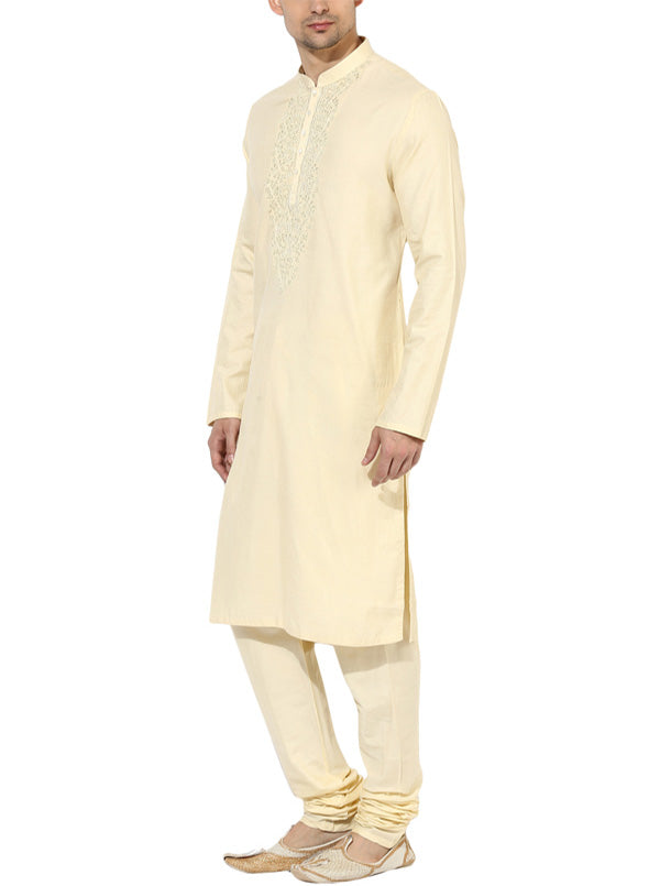 Cream Kurta Set