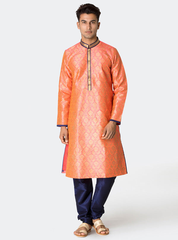 Pink Printed Kurta Set