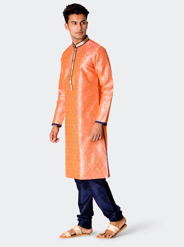 Pink Printed Kurta Set