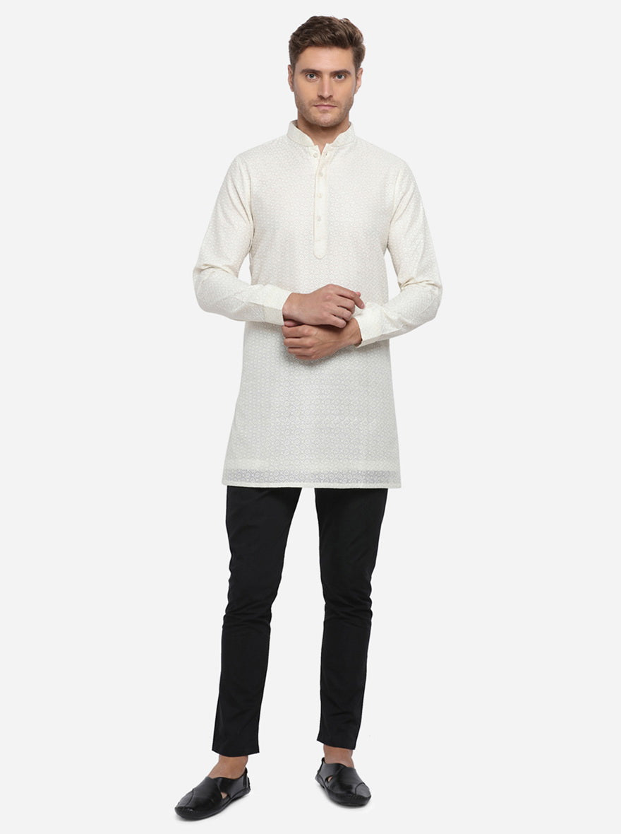 Off-White Kurta | Azania