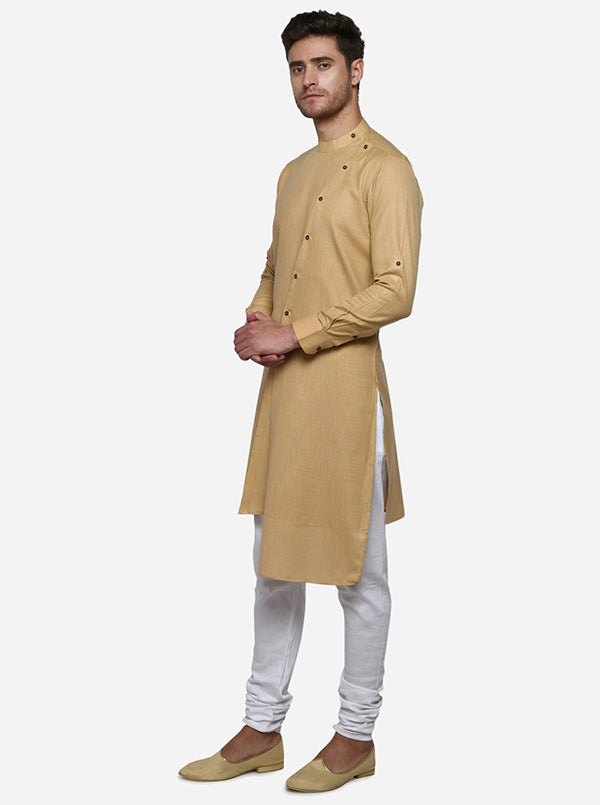 Light Khaki Kurta Set | Azania