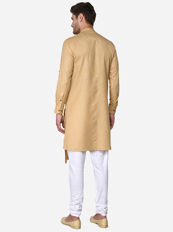 Light Khaki Kurta Set | Azania