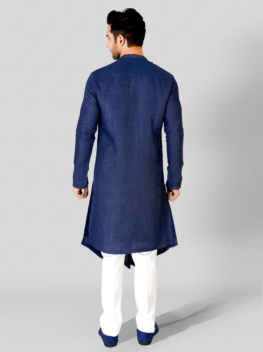 Navy Blue Kurta Set | Siddhesh Chauhan