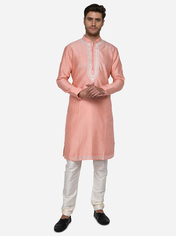 Peach Kurta Set | Azania