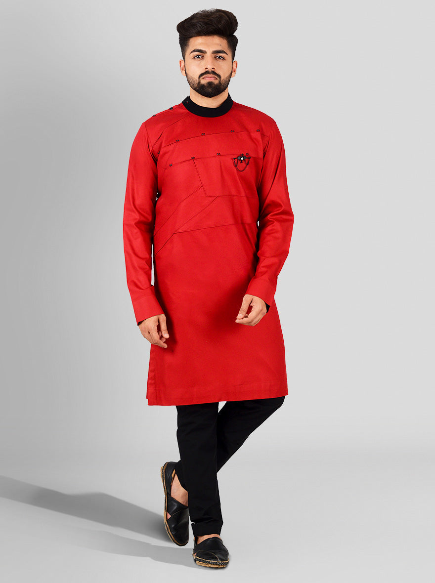 Red Kurta | Azania