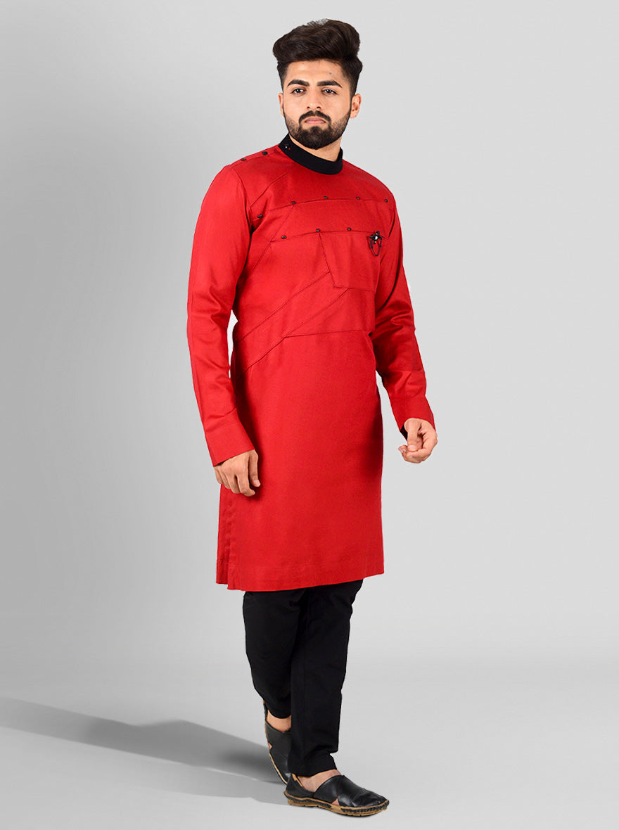 Red Kurta | Azania