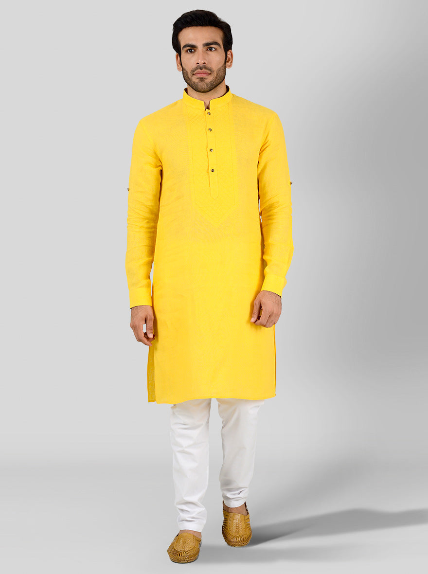 Yellow Kurta Set | Azania