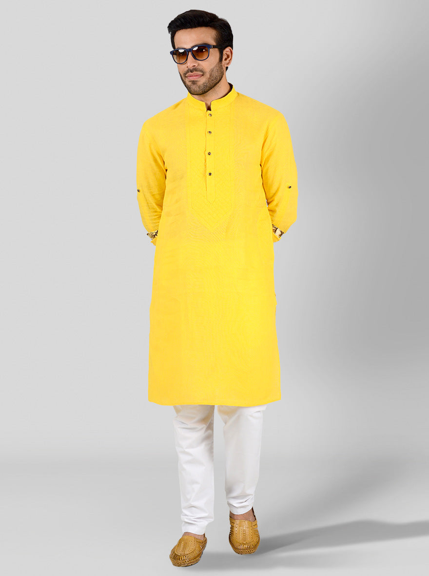 Yellow Kurta Set | Azania