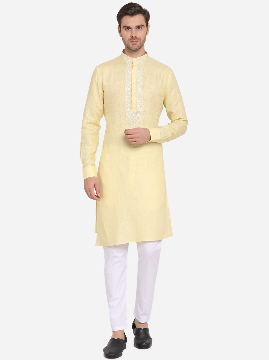 Yellow Kurta | Azania