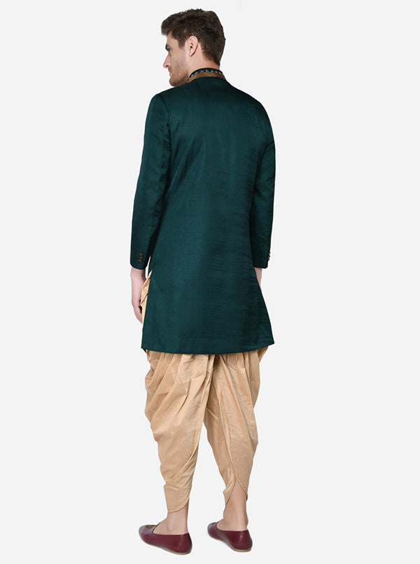 Dark Green Indowestern | Azania