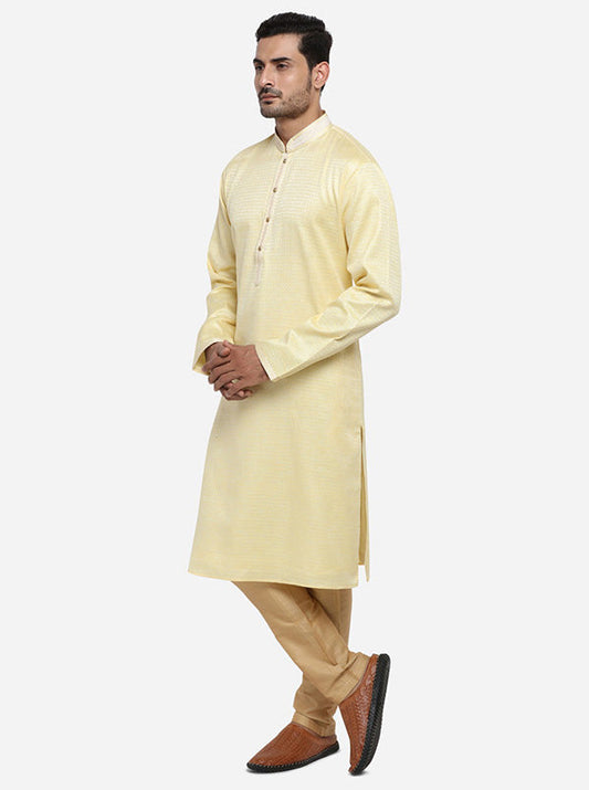 Lemon Yellow Kurta Set | Azania