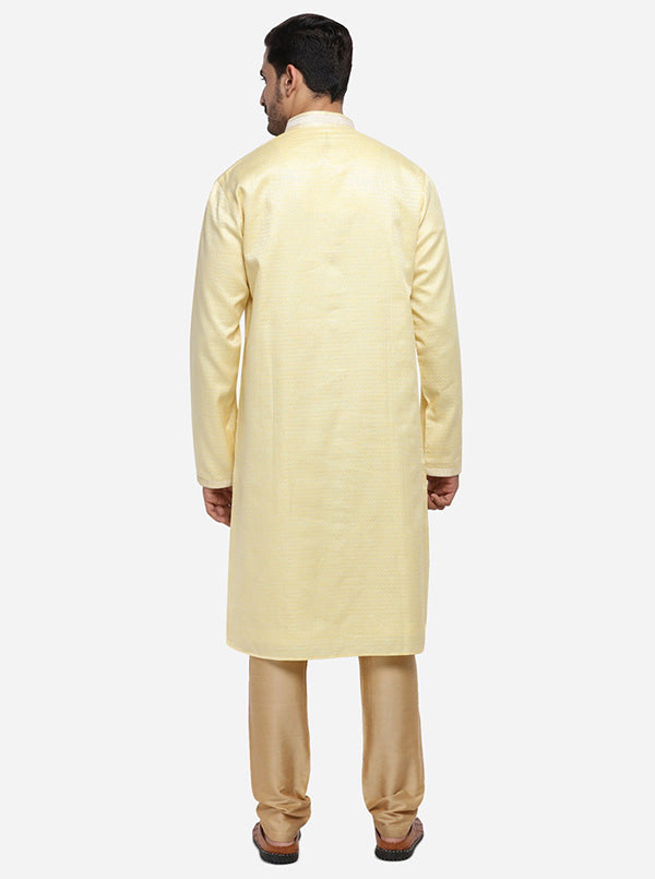 Lemon Yellow Kurta Set | Azania