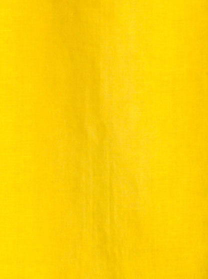 Bright Yellow Solid Slim Fit Casual Shirt | JB Sport