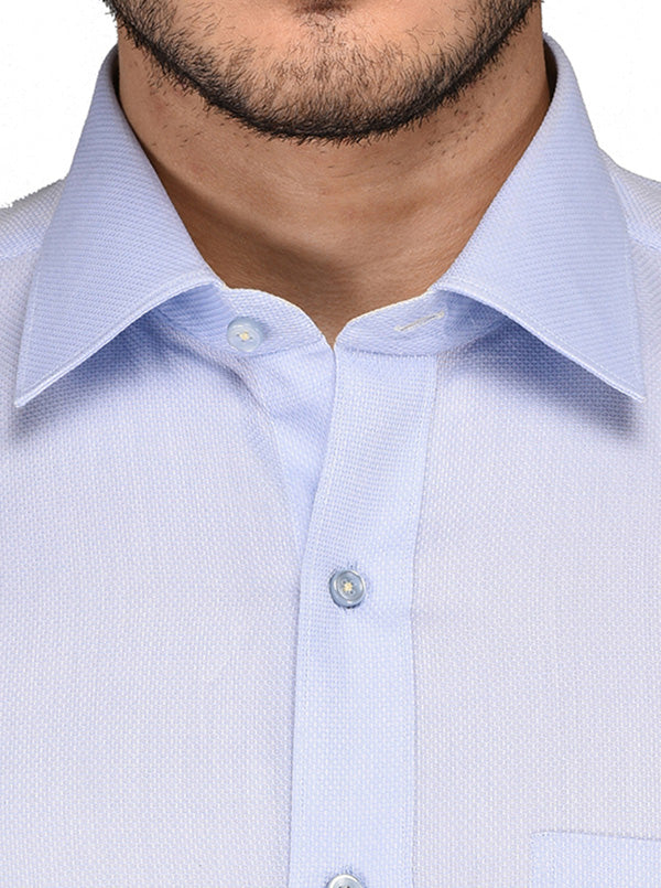 JadeBlue Light Blue  Regular Fit Formal Shirt