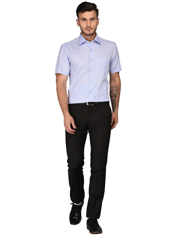 JadeBlue Light Blue  Regular Fit Formal Shirt