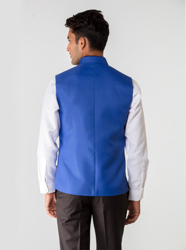 Royal Blue Bandhgala Jacket