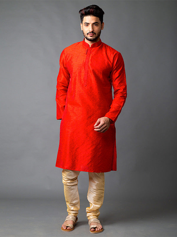 Red Kurta Set