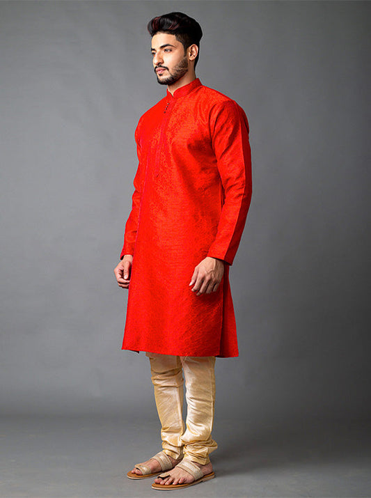 Red Kurta Set