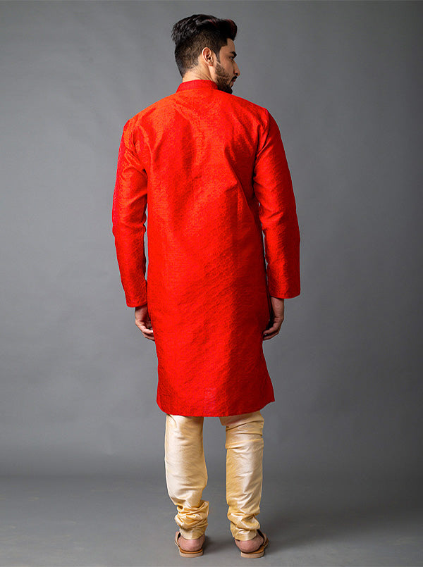 Red Kurta Set