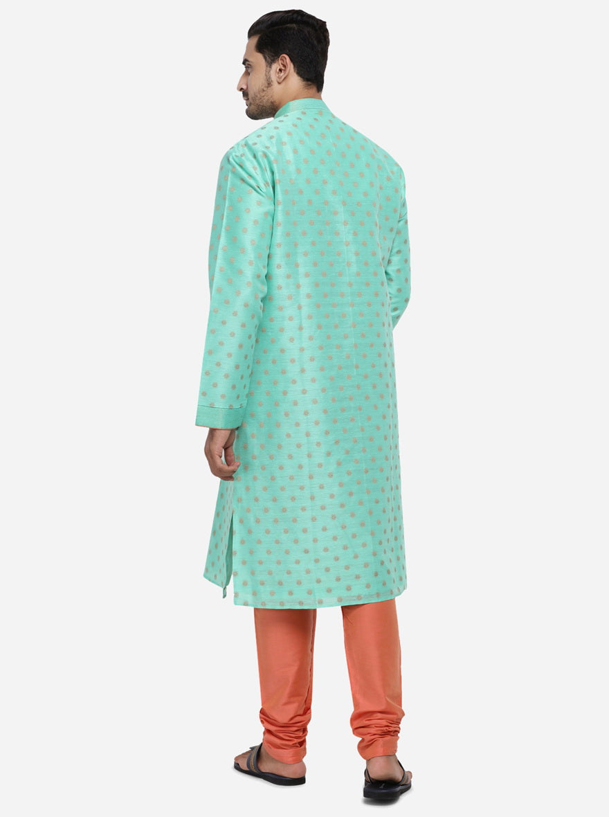 Aqua Green Kurta Set | Azania