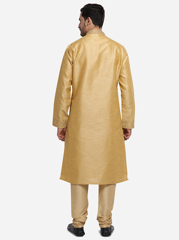 Dark Golden Kurta Set | Azania