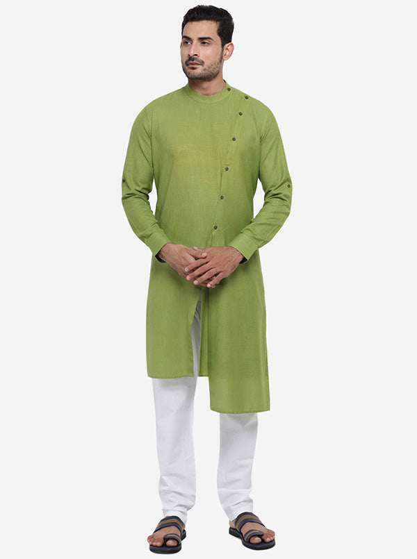 Grass Green Kurta Set | Azania