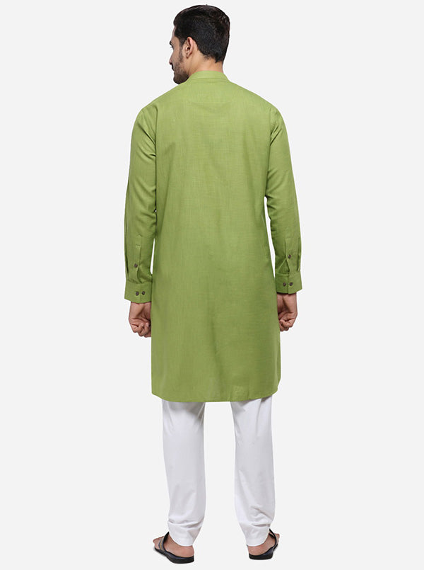 Grass Green Kurta Set | Azania