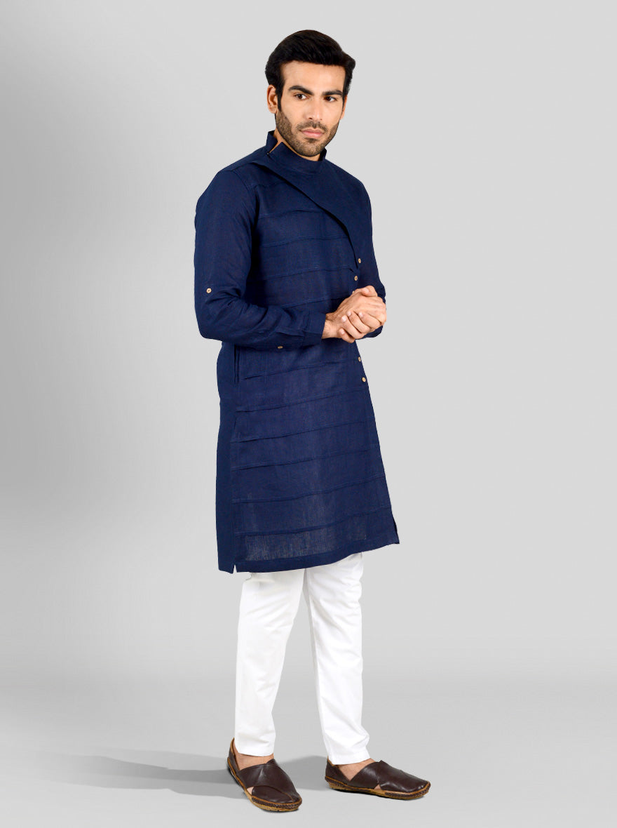 Navy Blue Kurta | Azania