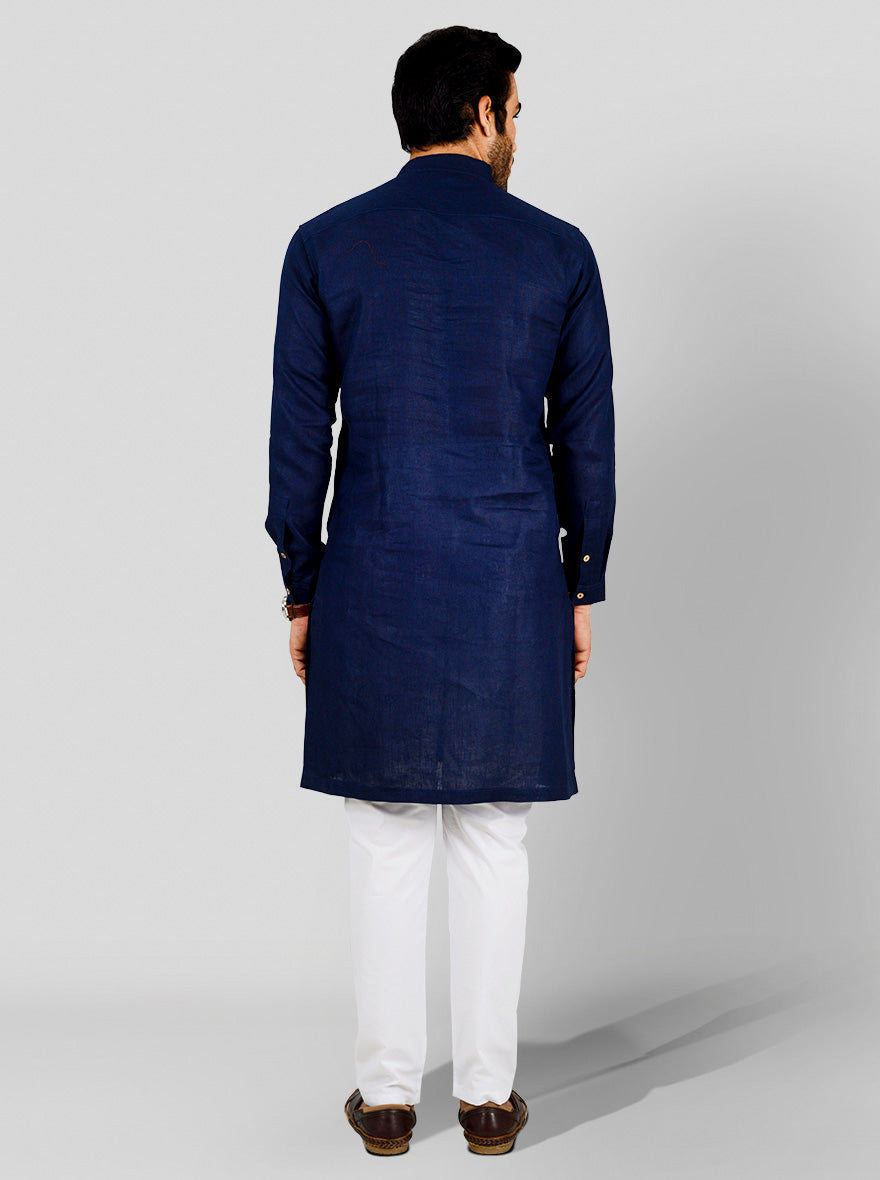 Navy Blue Kurta | Azania