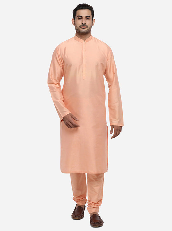 Light Peach Kurta Set | Azania