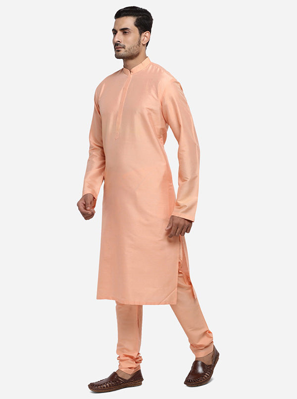 Light Peach Kurta Set | Azania