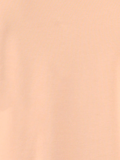 Light Peach Printed Slim Fit T-shirt | JB Sport