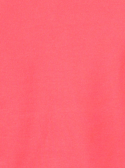 Poppy Red Solid Slim Fit Polo T-shirt | Greenfibre