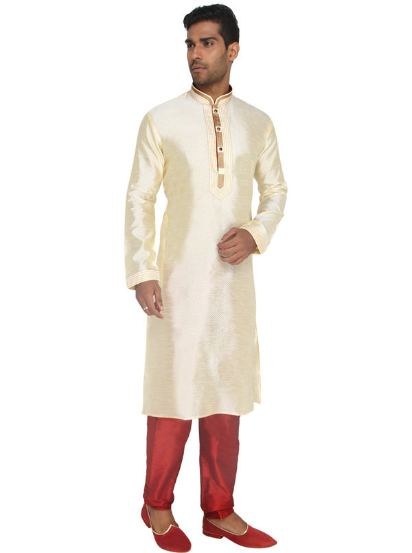 Cream Kurta Set