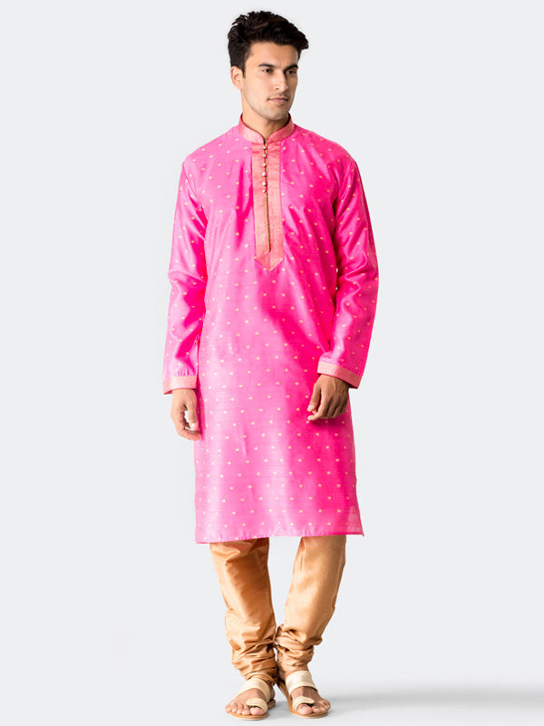 Bright Pink Kurta Set