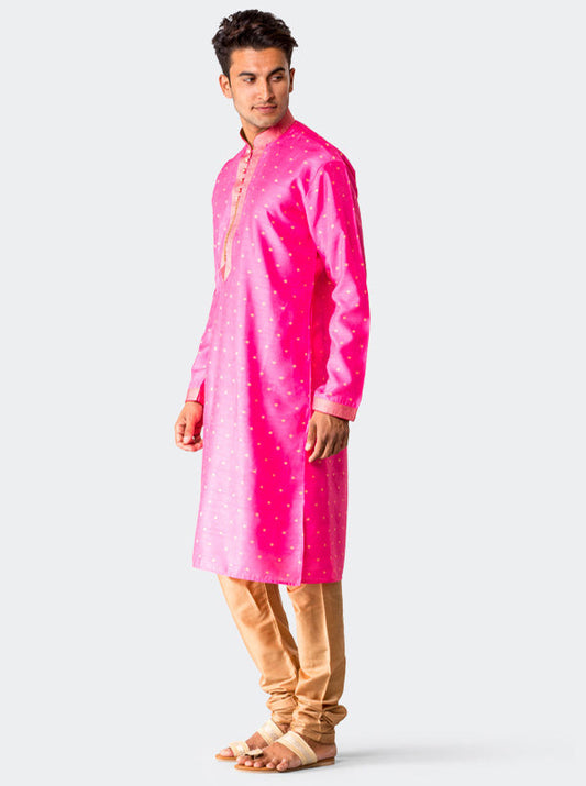 Bright Pink Kurta Set