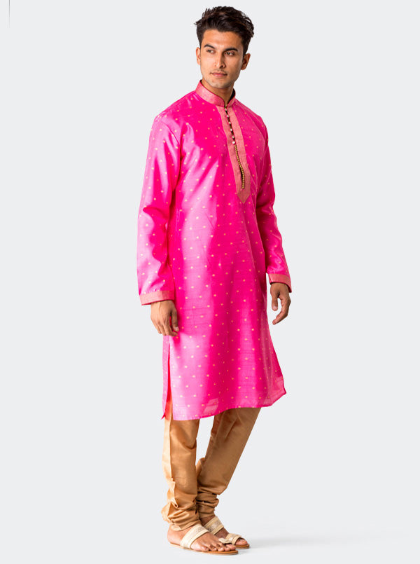 Bright Pink Kurta Set