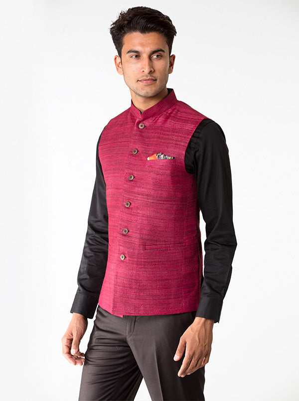 Magenta Pink Waistcoat