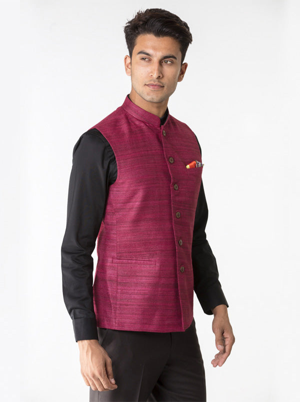 Magenta Pink Waistcoat