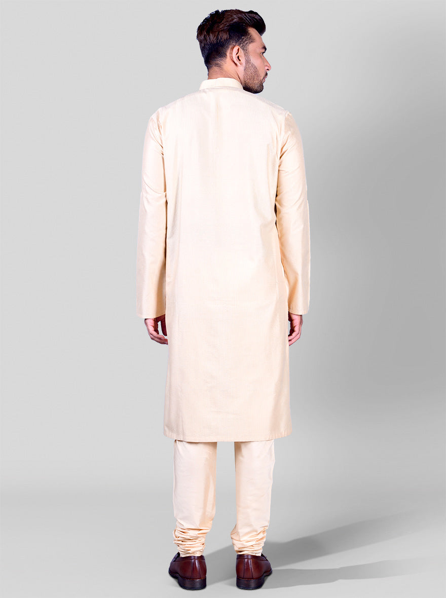 Light Golden Kurta Set | Azania