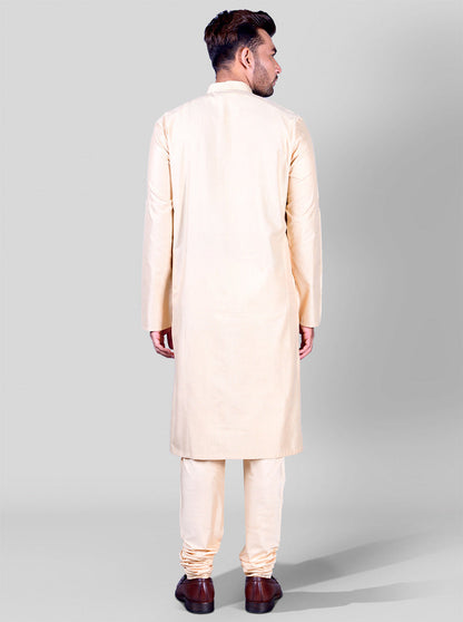 Light Golden Kurta Set | Azania