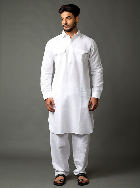 White Pathani with Patiala