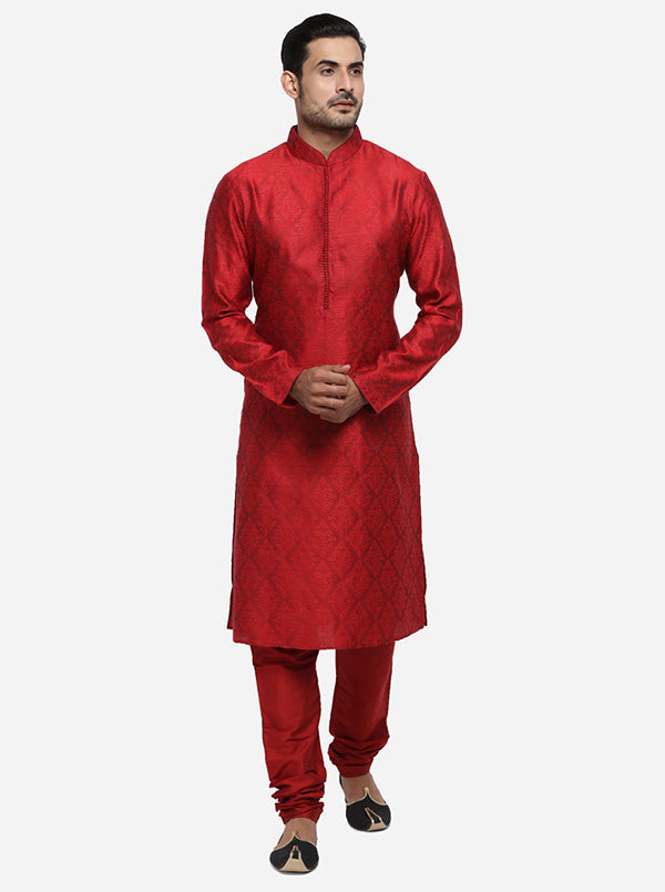 Maroon Kurta Set | Azania