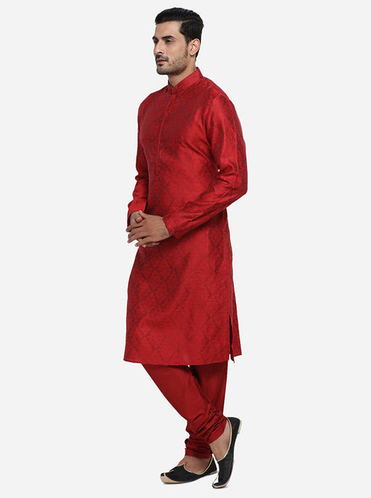 Maroon Kurta Set | Azania