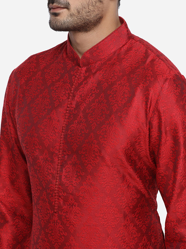 Maroon Kurta Set | Azania