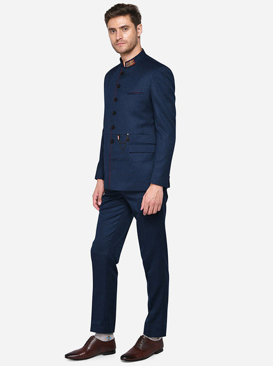 Navy Blue Jodhpuri Suit | JadeBlue