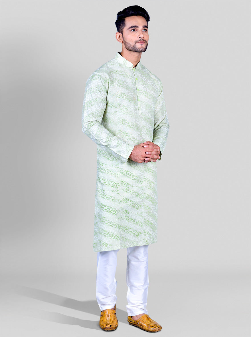 Pastel Green Kurta Set | Azania