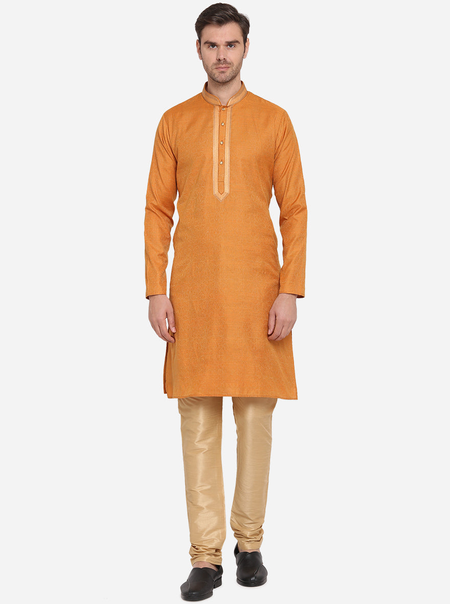 Orange Kurta Set | Azania