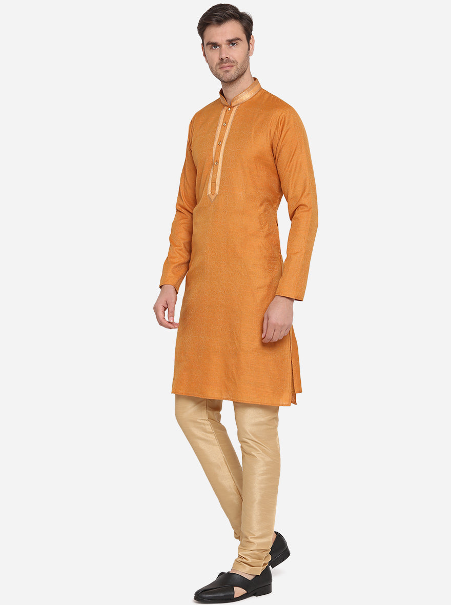 Orange Kurta Set | Azania