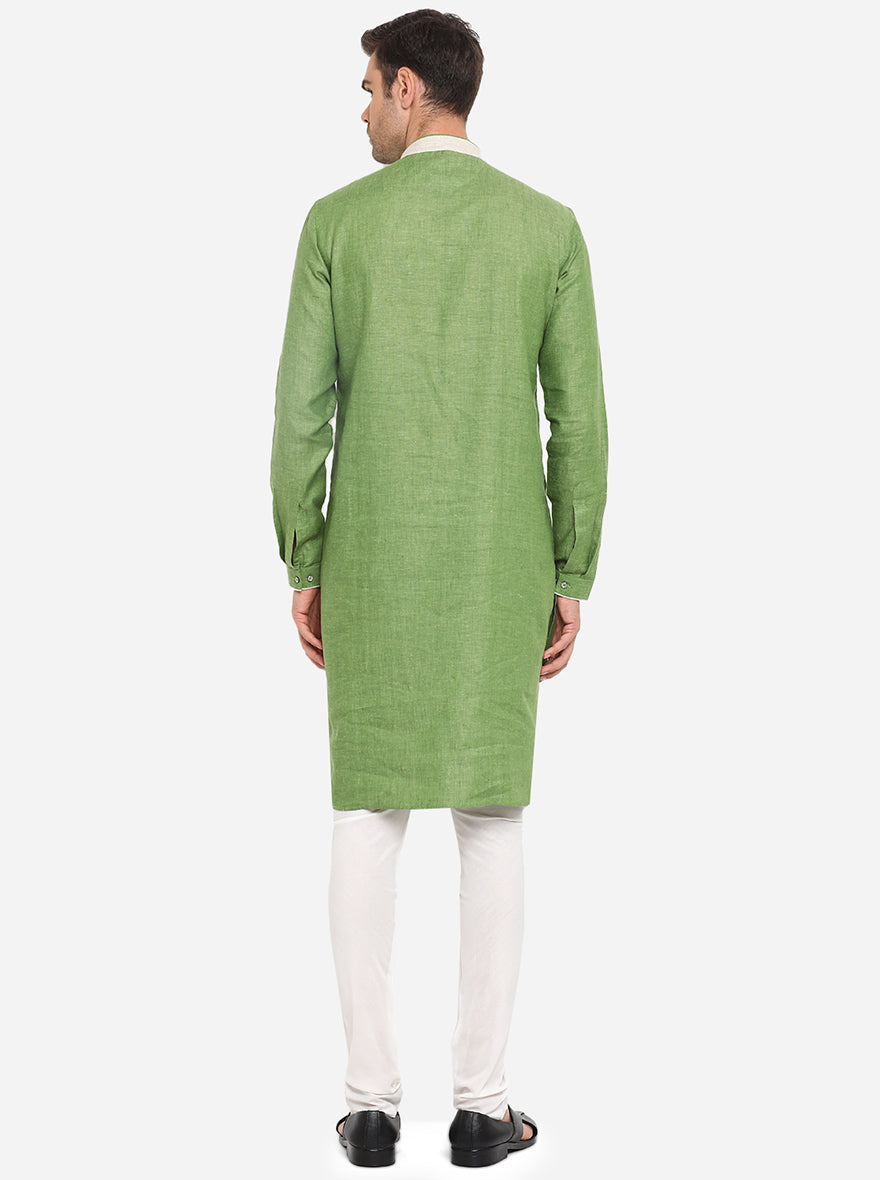 Grass Green Kurta | Azania